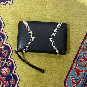 Silpada leather clutch wristlet purse brand new